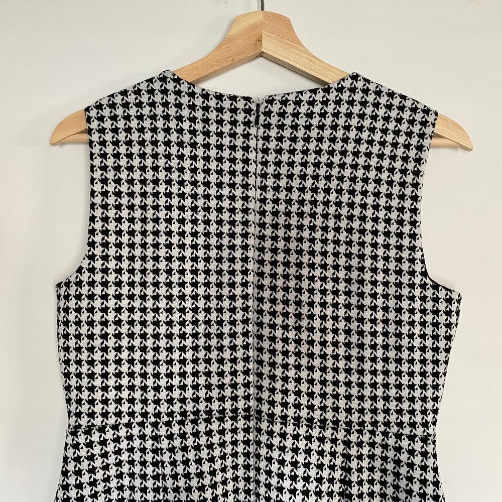 nwot LANDS END sleeveless dress houndstooth dress pockets - Picture 7 of 12